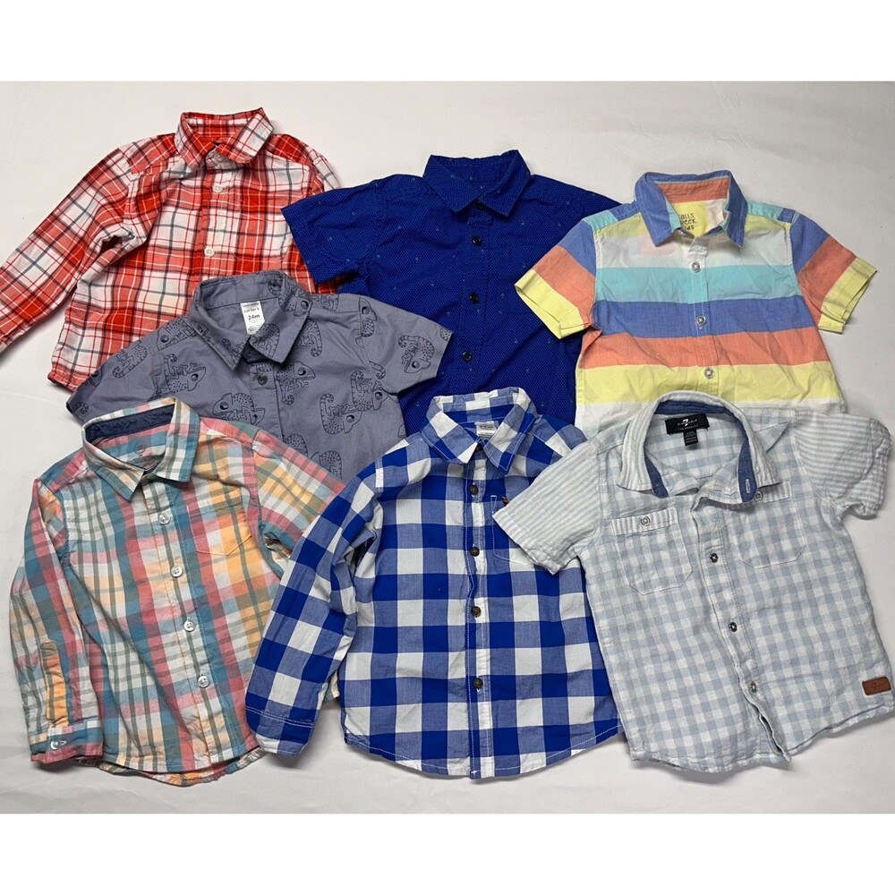 12month-18month-24month Toddler Button Down Shirts